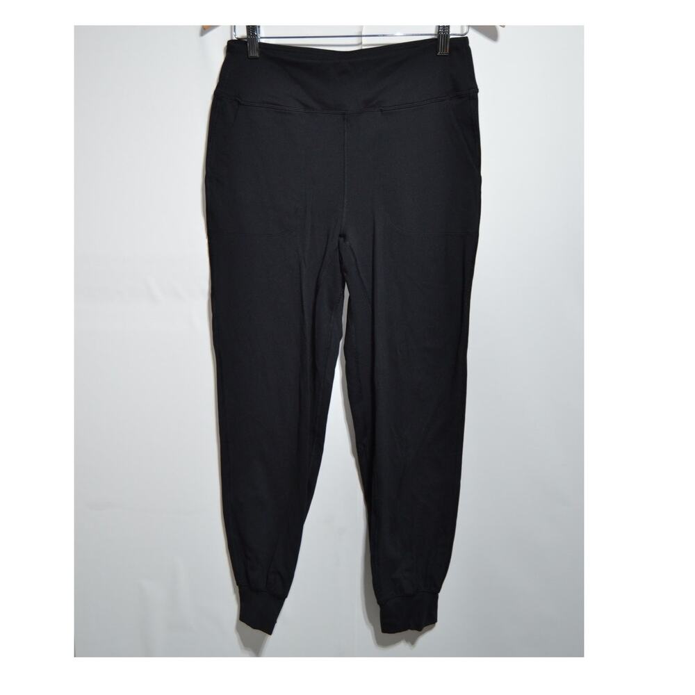 CRZ Yoga Woman's Butterluxe High Waisted Black Joggers Size Medium